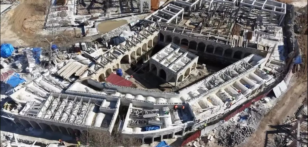 Antakya’nın 364 yıllık mirası Kurşunlu Han yeniden doğuyor (Hatay)