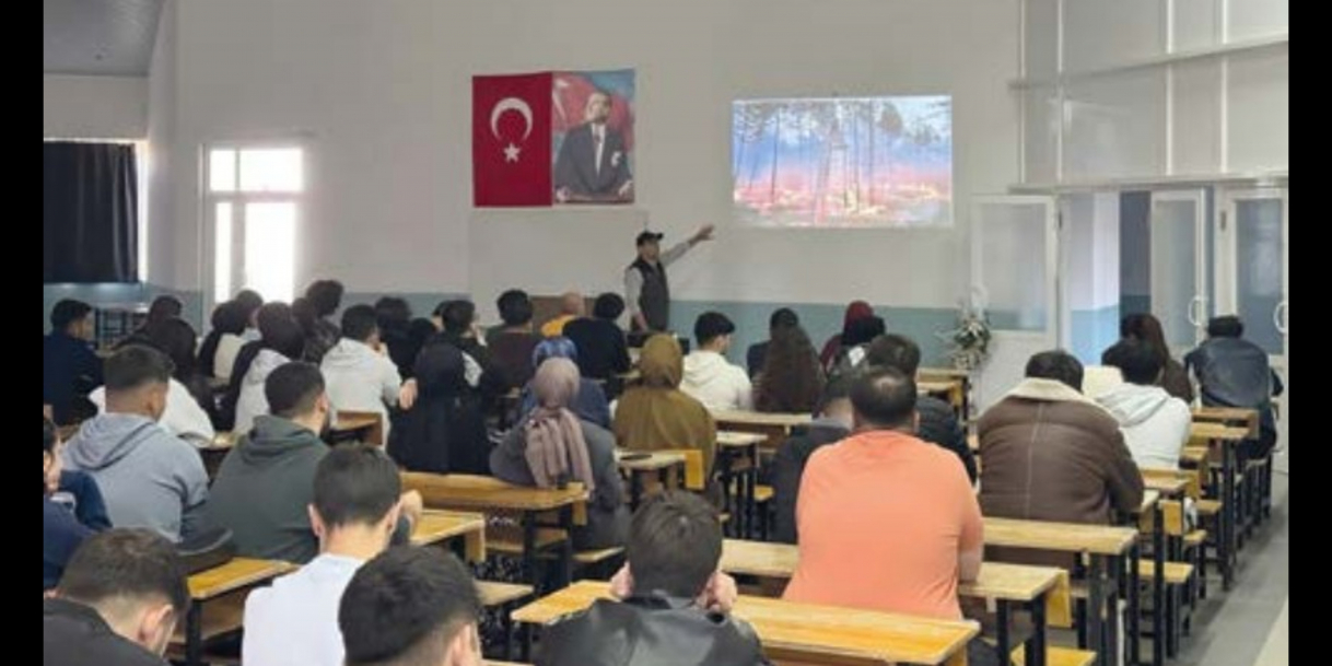 Ulukışla MYO’da orman yangınlarıyla mücadele eğitimi (Niğde)