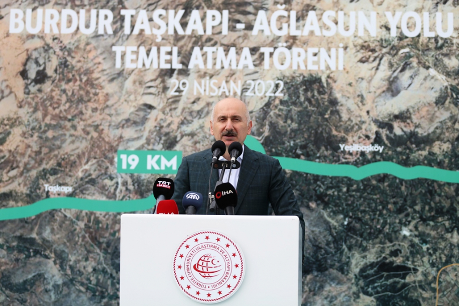 Ula t rma Ve Altyap Bakan Karaismailo lu Burdur A lasun Yolu Temel 
