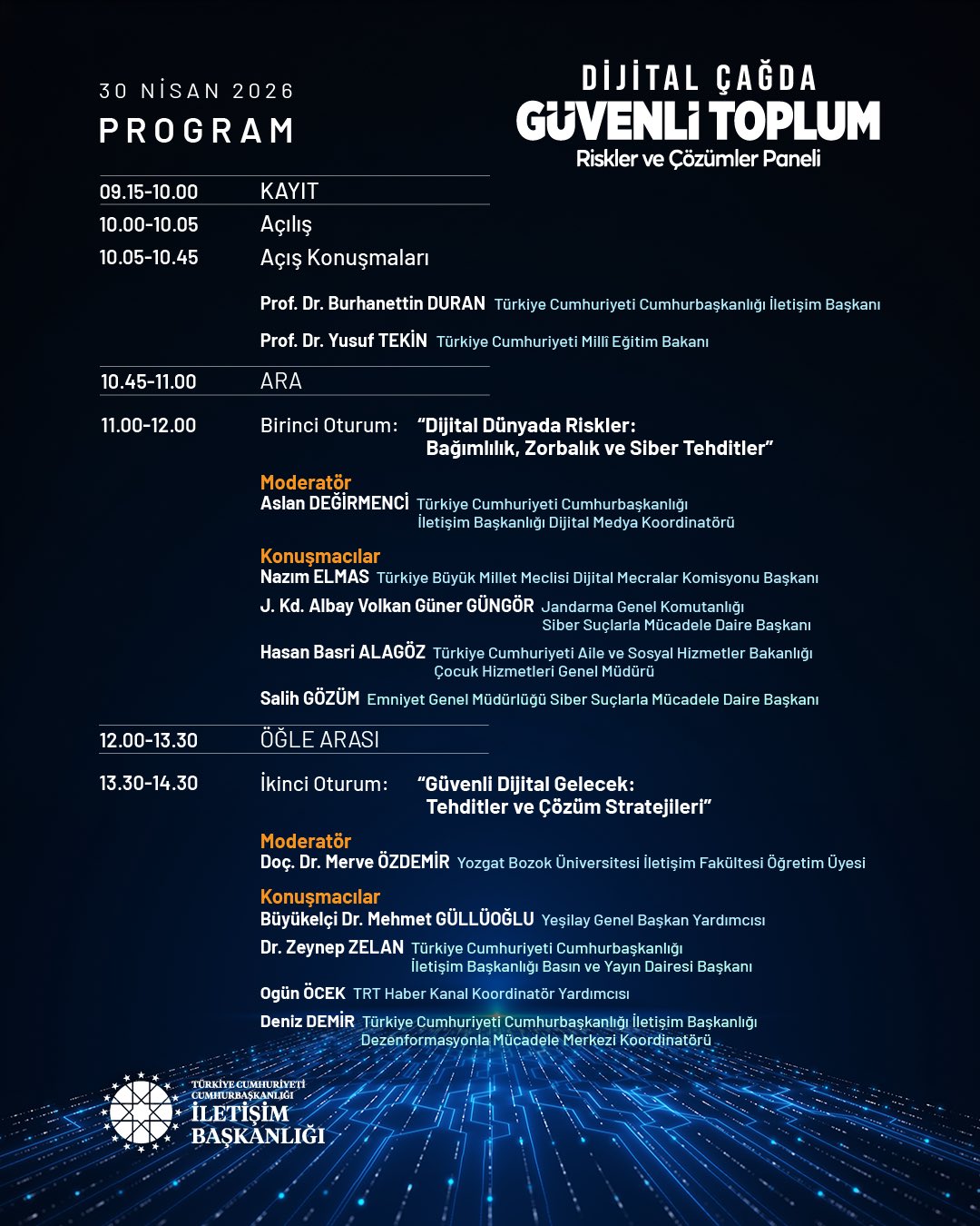 Dijital Çağda Güvenli Toplum Paneli